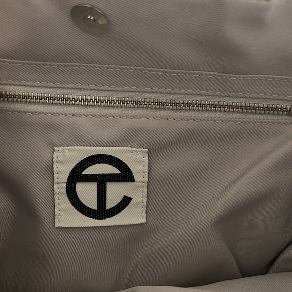 Telfar Medium Silver Shopping Bag tote vegan leather - Picture 3 of 8